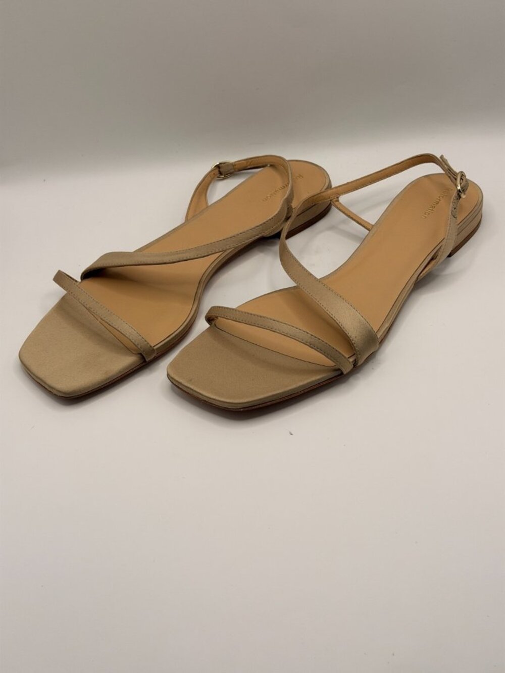 Reformation Womens Tab Strap Slingback Square Toe Sandal Sz 11